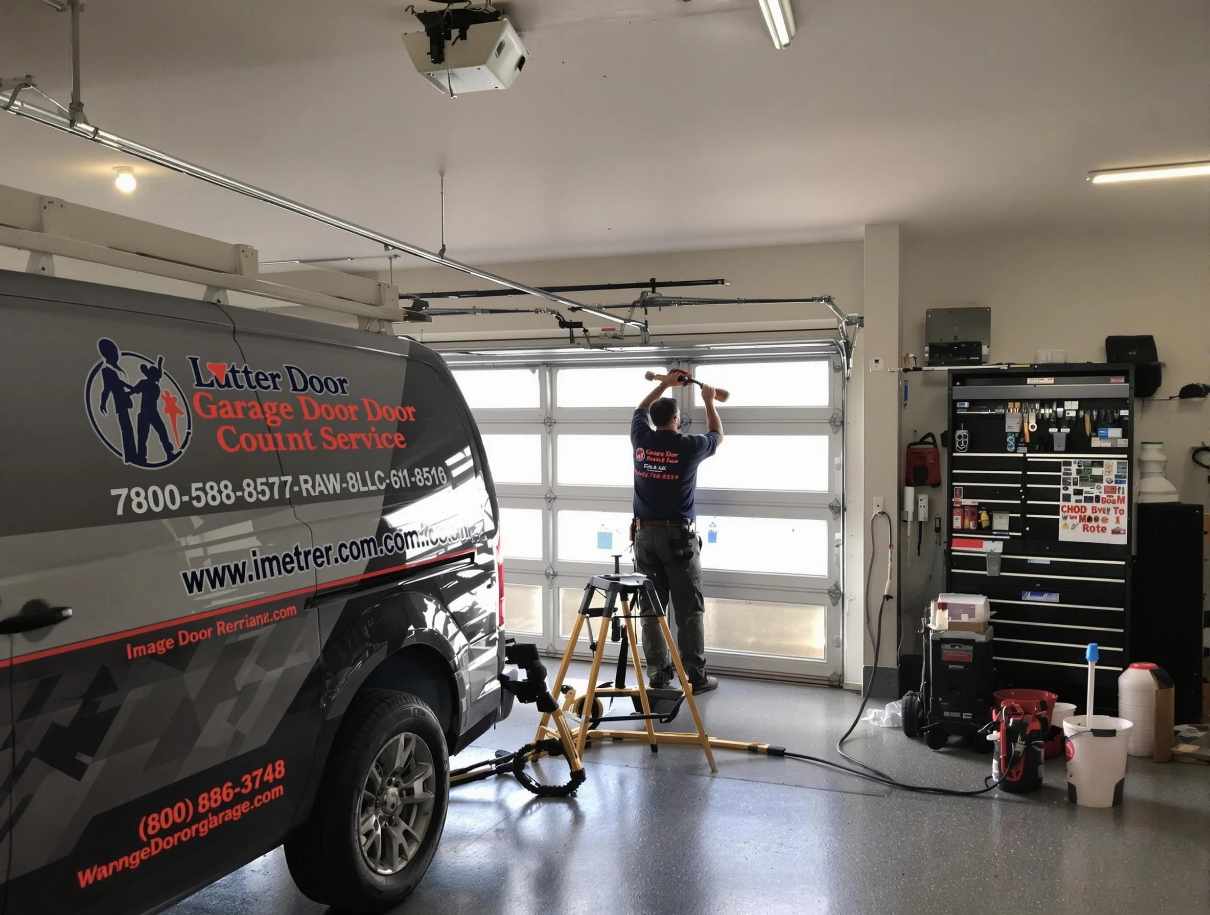 Needham Garage Door Repair rapid response team performing same-day repair in Needham