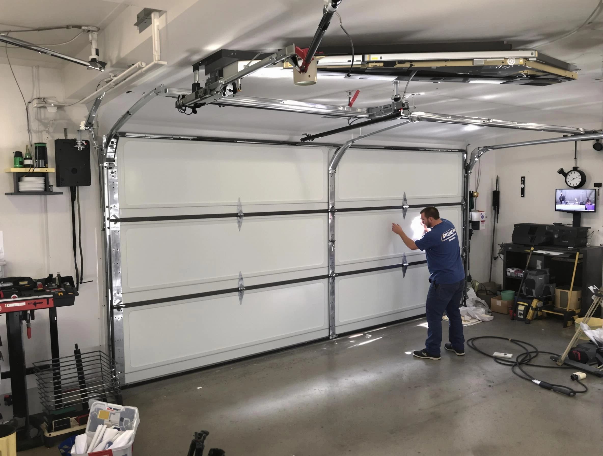 Professional garage door repair service by Needham Garage Door Repair in Needham